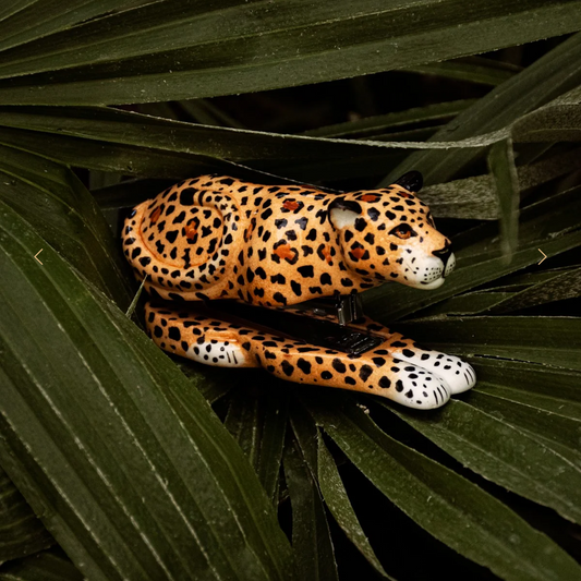 Handmade Leopard Stapler - Porcelain