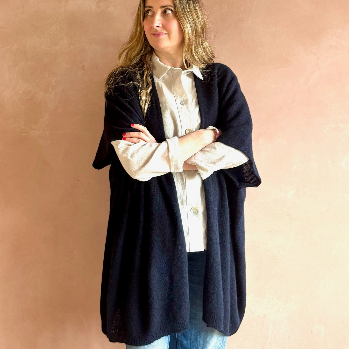 Cashmere Sleeveless Cardigan