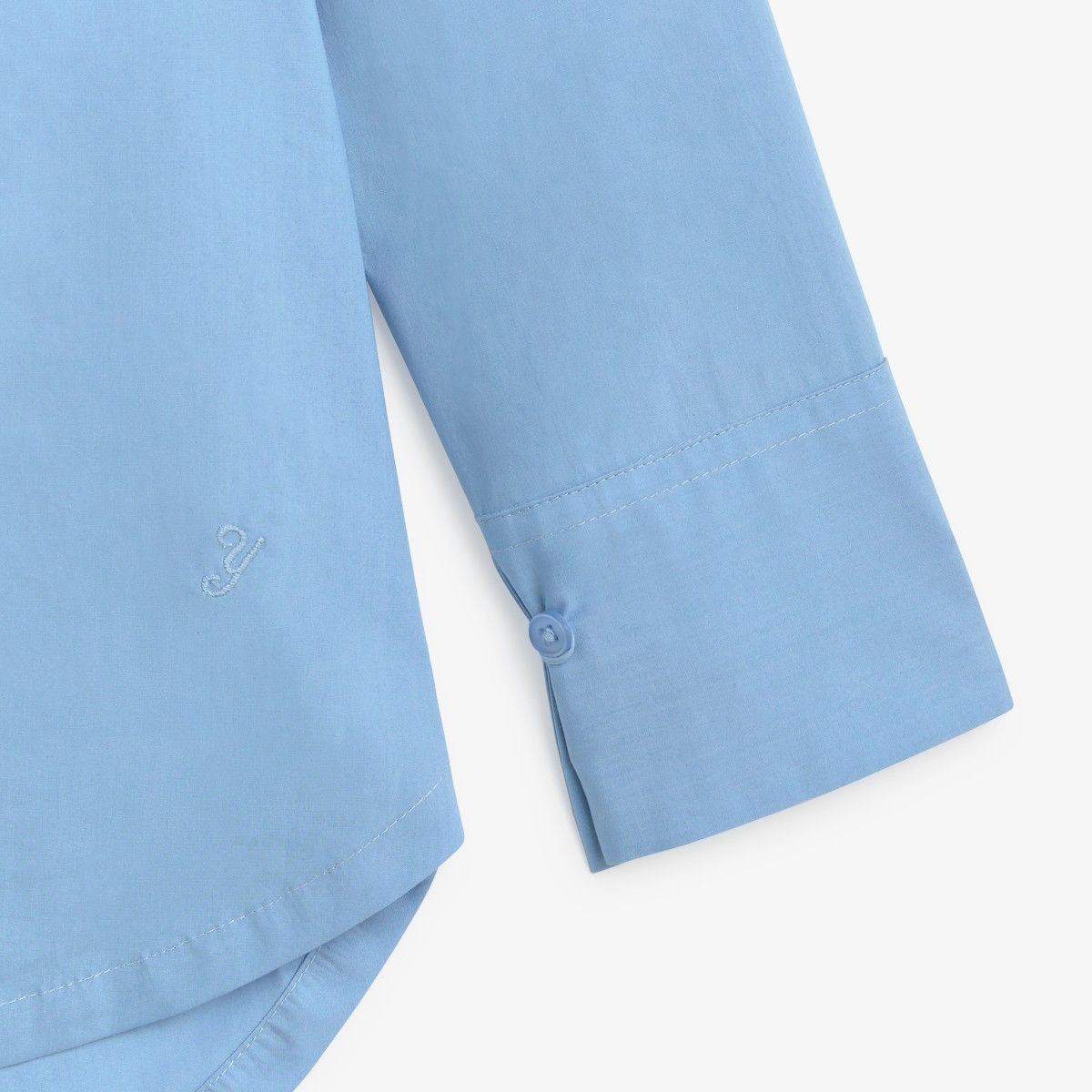 Women’s Oversized Poplin Shirt - Blue