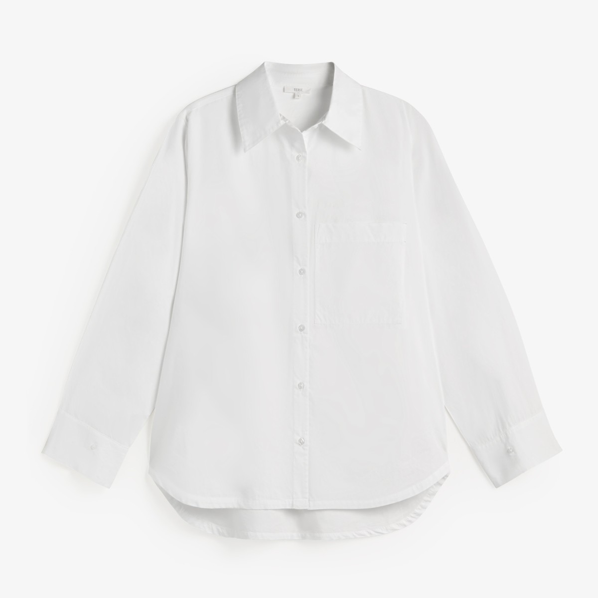 Women’s Oversized Poplin Shirt - White