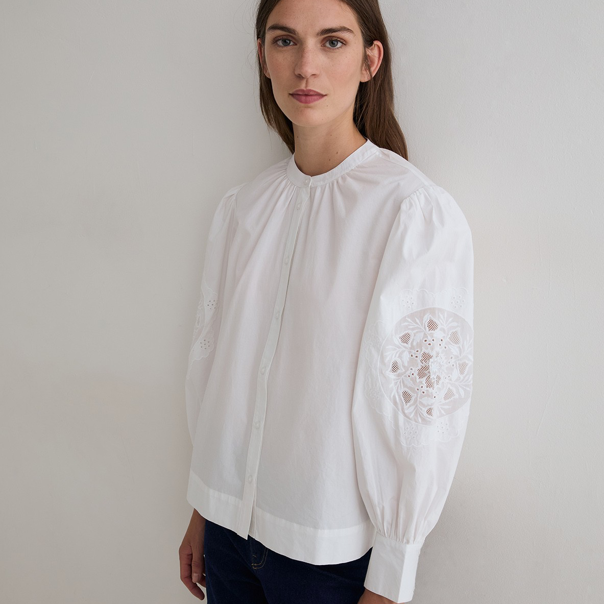 Women’s Romantic Embroidered Blouse