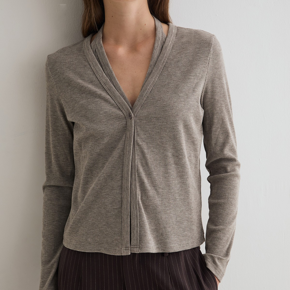 Women’s Cardigan with Built in Top