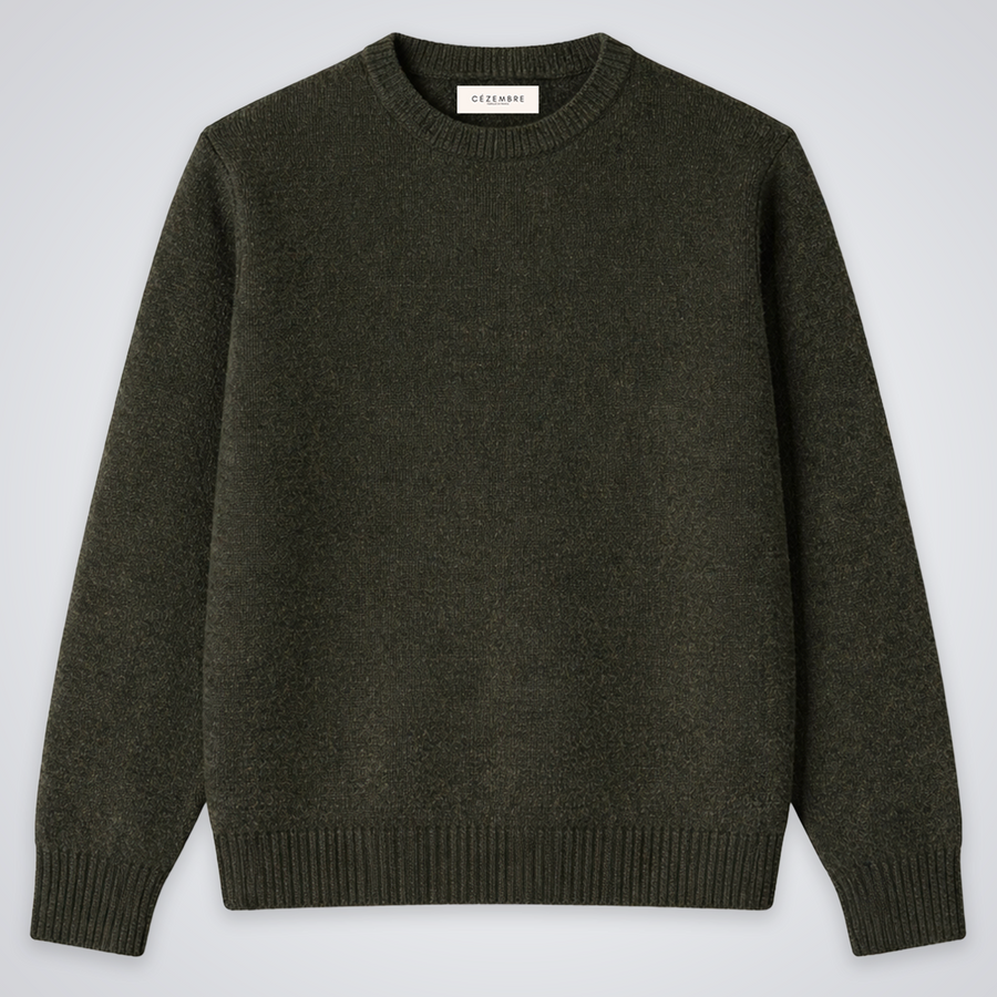 Men's Merino Cashmere Wool Pullover