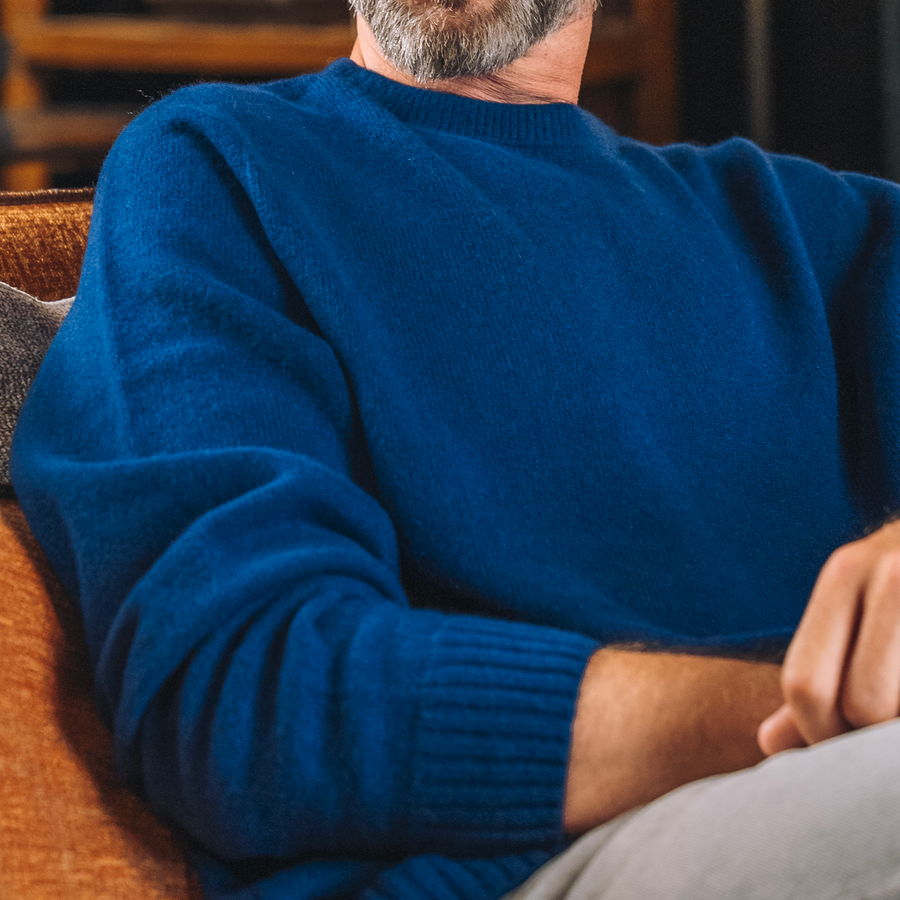 Men's Merino Cashmere Wool Pullover