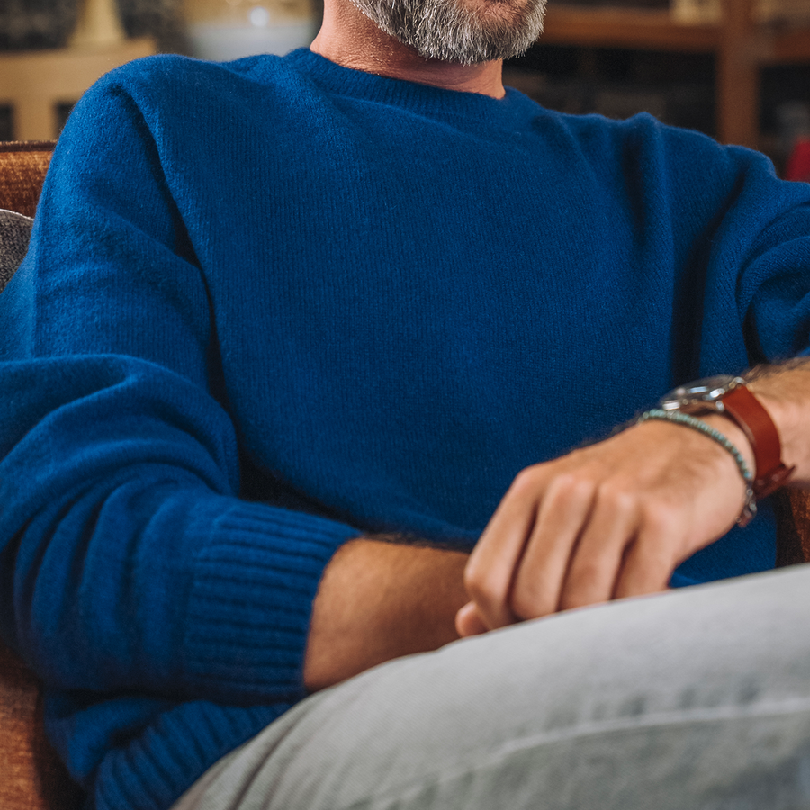 Men's Merino Cashmere Wool Pullover