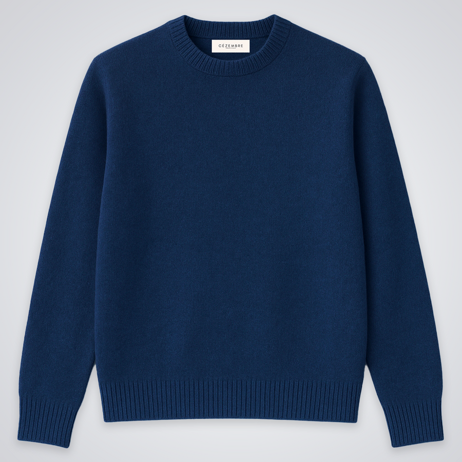 Men's Merino Cashmere Wool Pullover