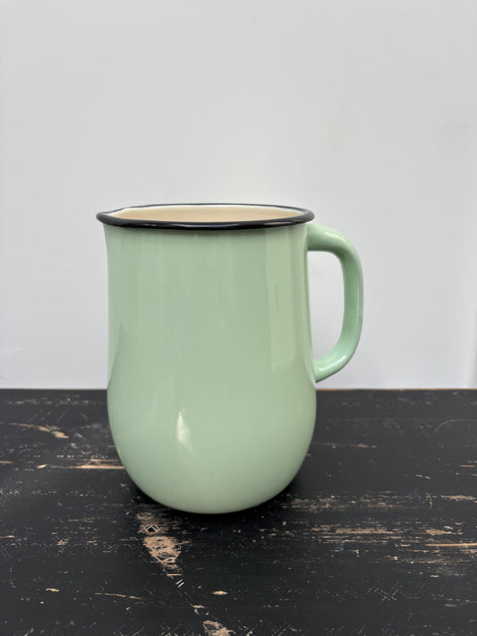 Enamel Jug - Light Green