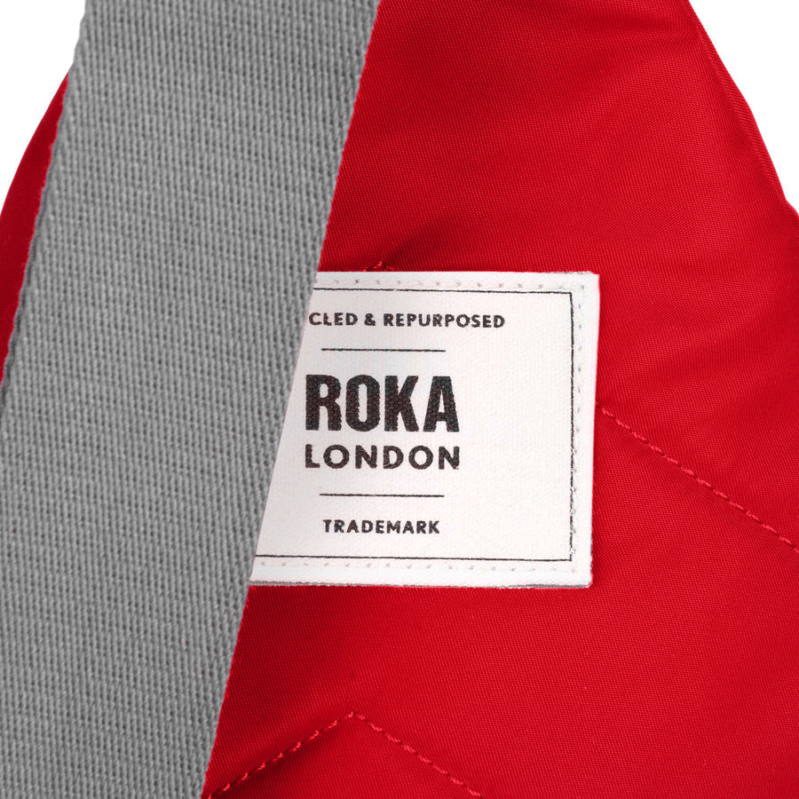Roka Sustainable Crossbody - Cranberry