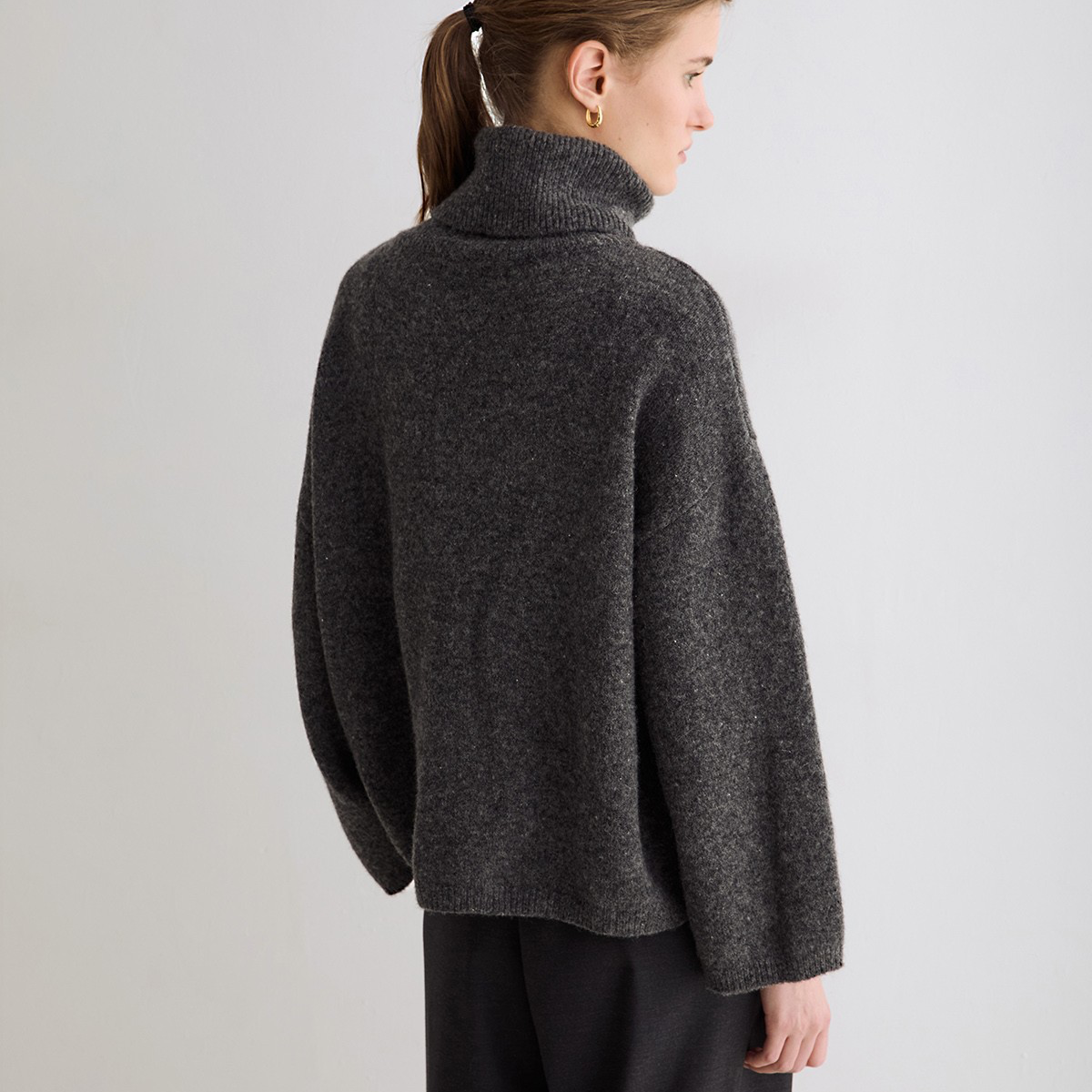 Oversize High Neck Sweater