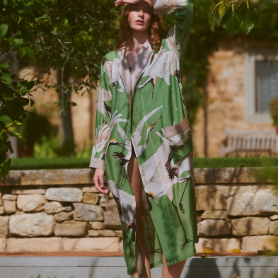 Stork Pea Green Gown