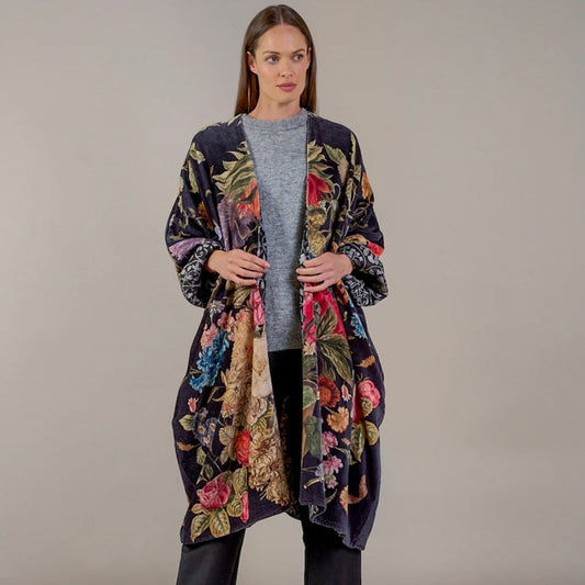 Primula Black Velvet Grande Kimono