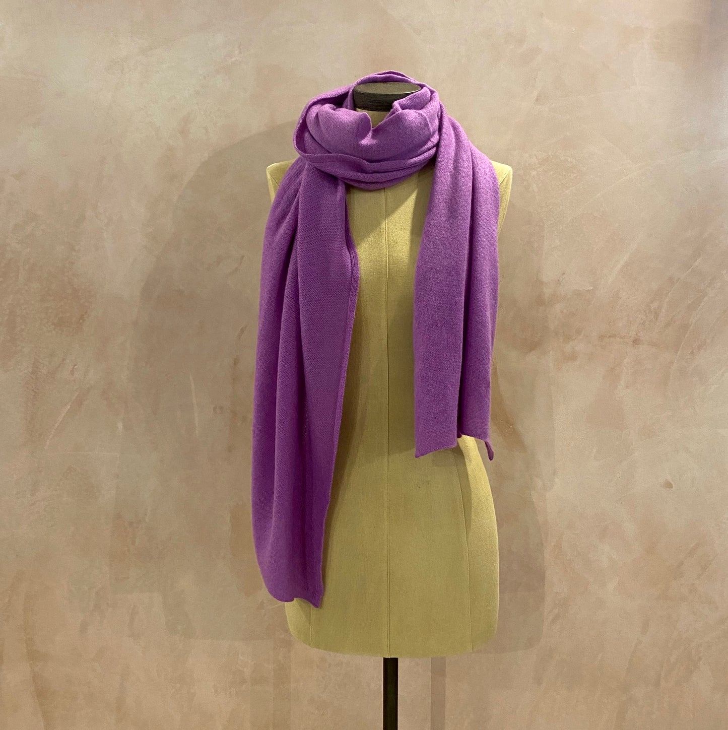 Pure Cashmere Scarf DEEP LAVANDER