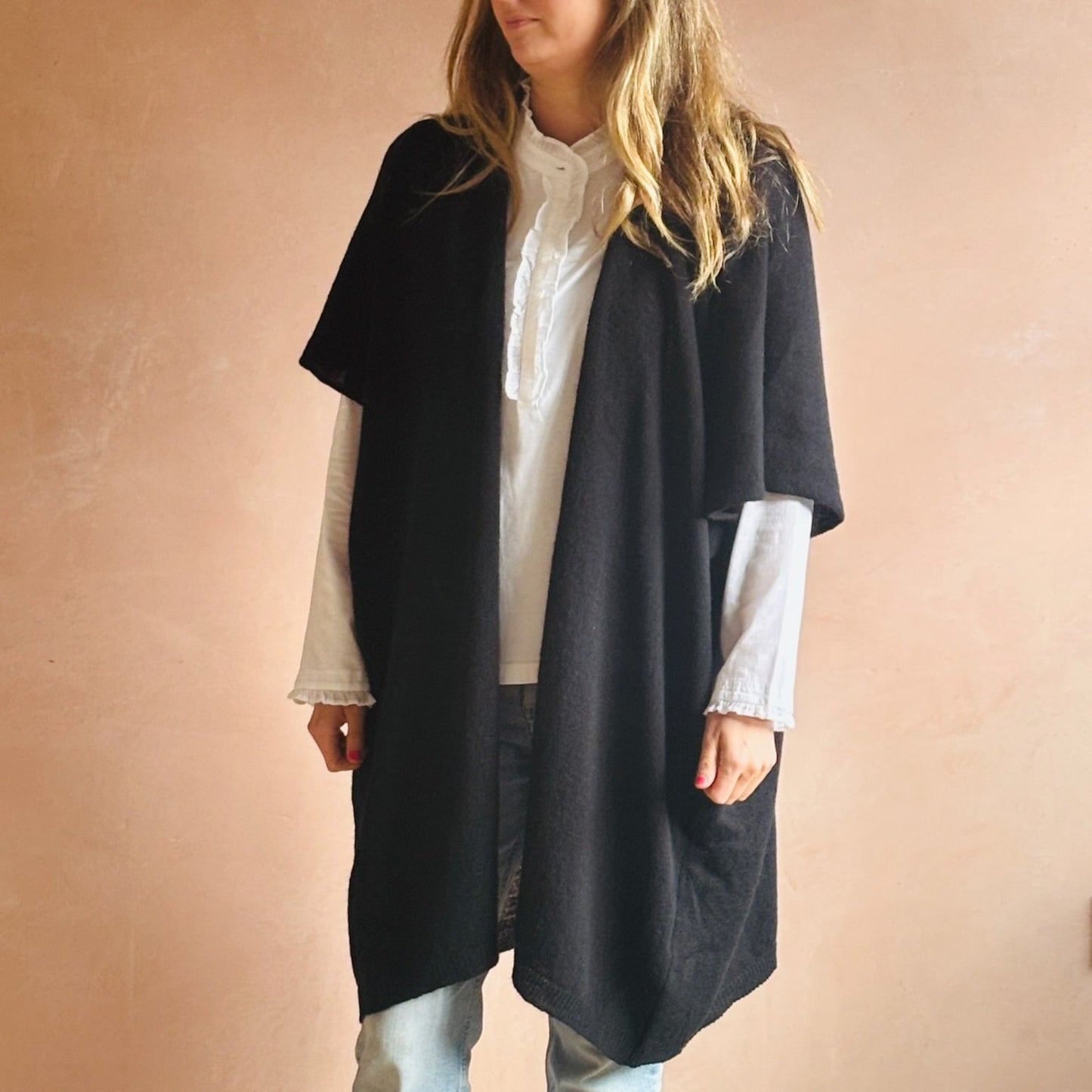 Cashmere Sleeveless Cardigan