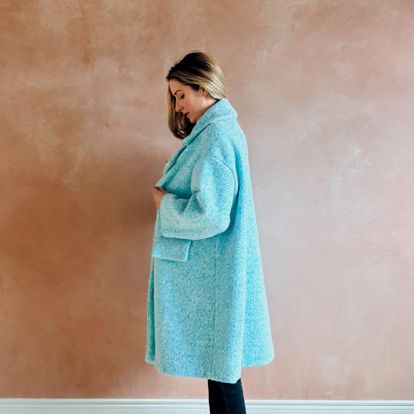 Glacier Blue Winter Coat
