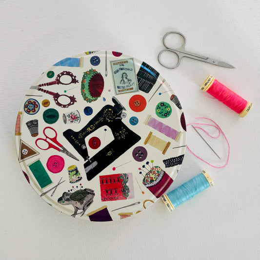Metal Sewing Tin