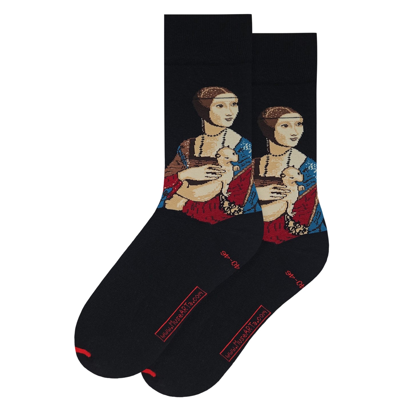 Da Vinci Socks: Lady with Ermine