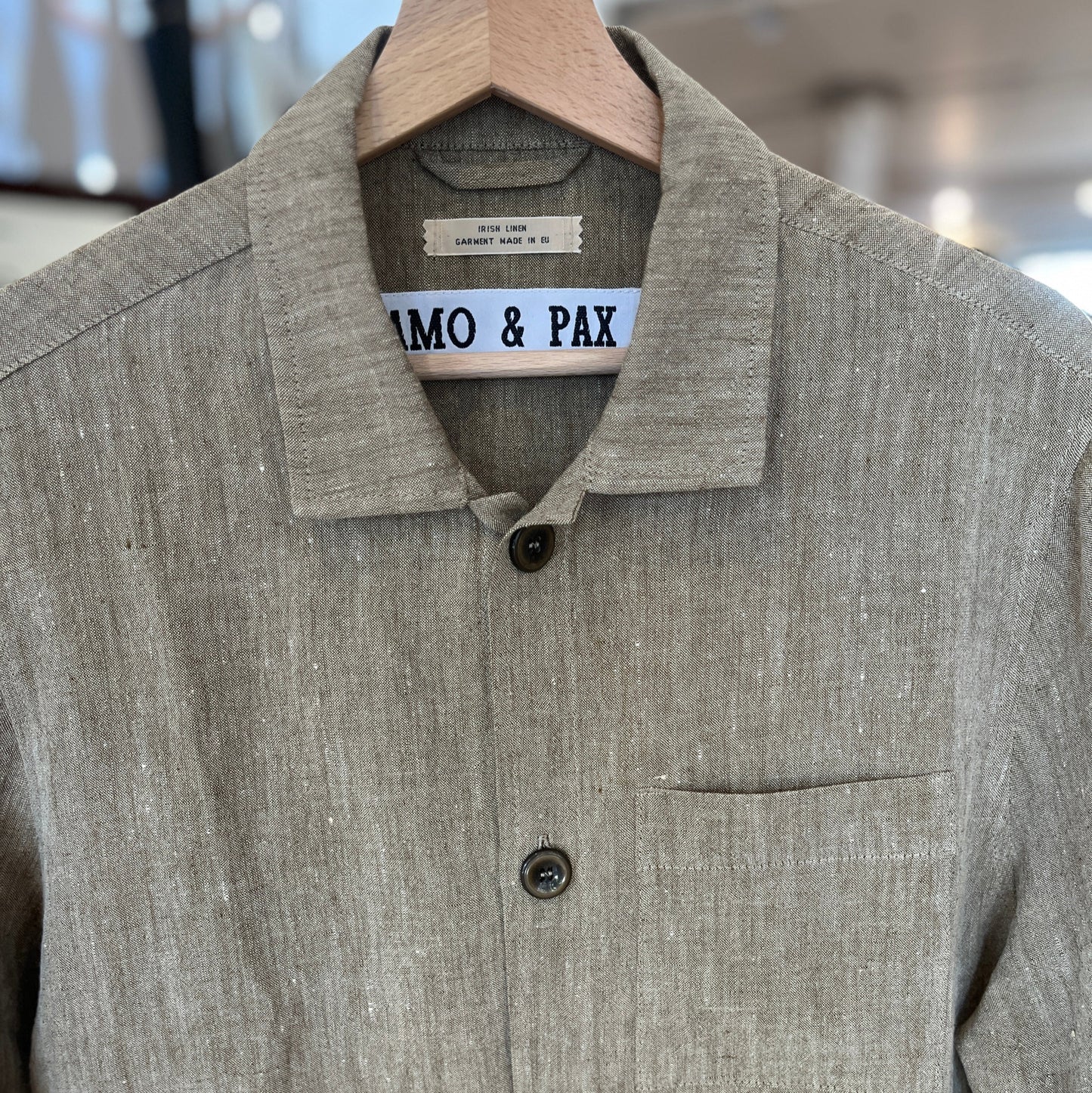 Men's Irish Linen Shacket