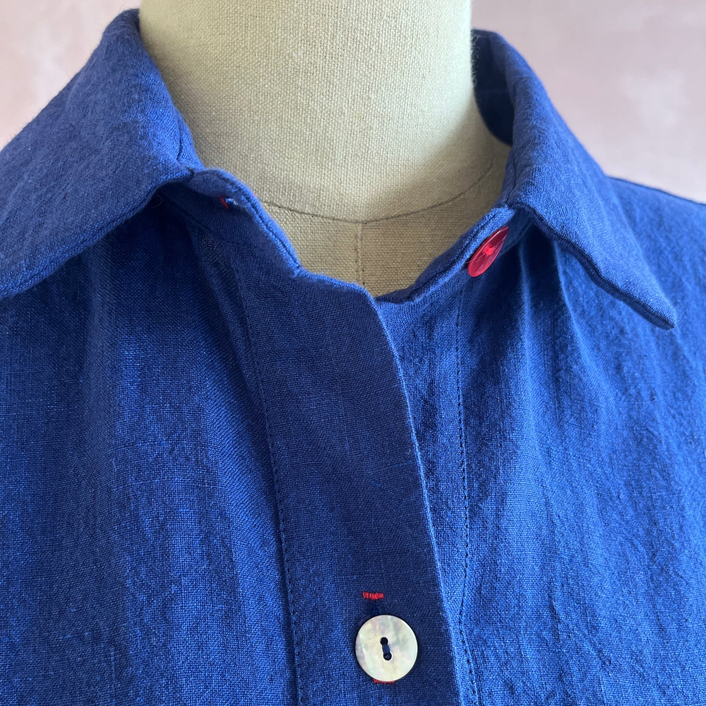 Monty Don Irish Linen Women's Shacket