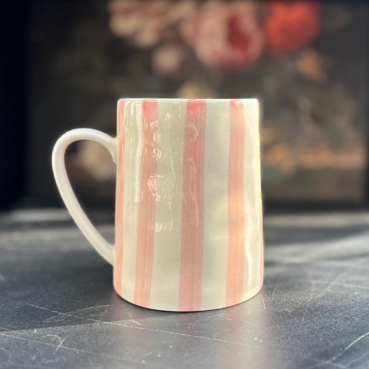 Pink Stripey Mug