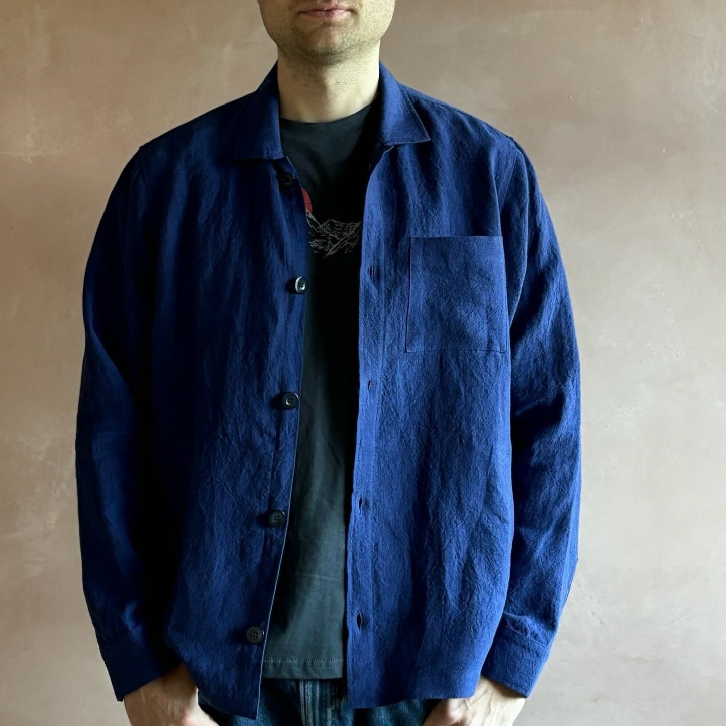 Men's Linen Shacket