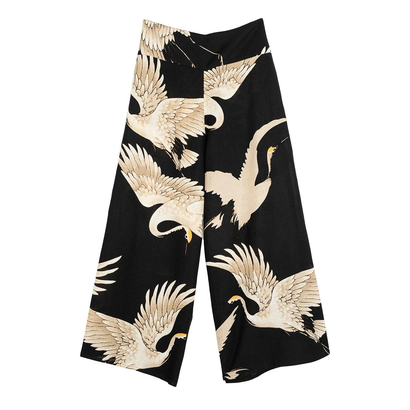 Stork Black Palazzo Pants S/M
